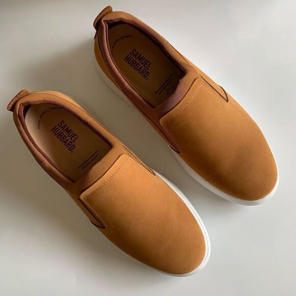 Samuel Hubbard Flight Slip-on Shoes in Nutmeg / White Size 8.5 - Picture 4 of 12
